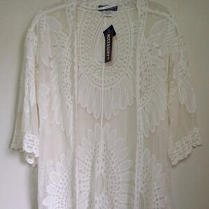 Accessory St. Chiffon coverup women's size sm/med